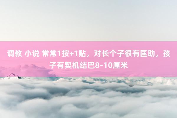 调教 小说 常常1按+1贴，对长个子很有匡助，孩子有契机结巴8-10厘米