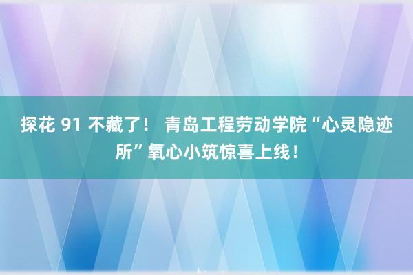 探花 91 不藏了！ 青岛工程劳动学院“心灵隐迹所”氧心小筑惊喜上线！