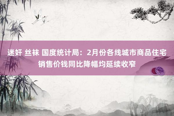 迷奸 丝袜 国度统计局：2月份各线城市商品住宅销售价钱同比降幅均延续收窄